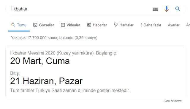 İlkbahar geldi! Google, ilkbaharın gelişini doodle yaptı!