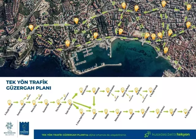 Kuşadası'nda 'Trafik Sakinleştirme' projesi 22 Mart'ta uygulanmaya başlayacak