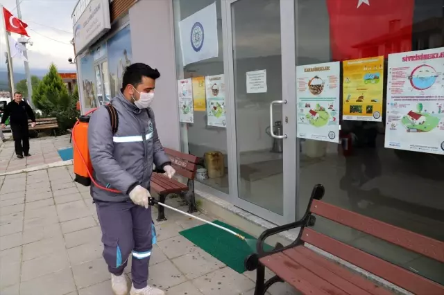 Seydikemer'de koronavirüs önlemleri sürüyor Seydikemer'de koronavirüs önlemleri sürüyor
