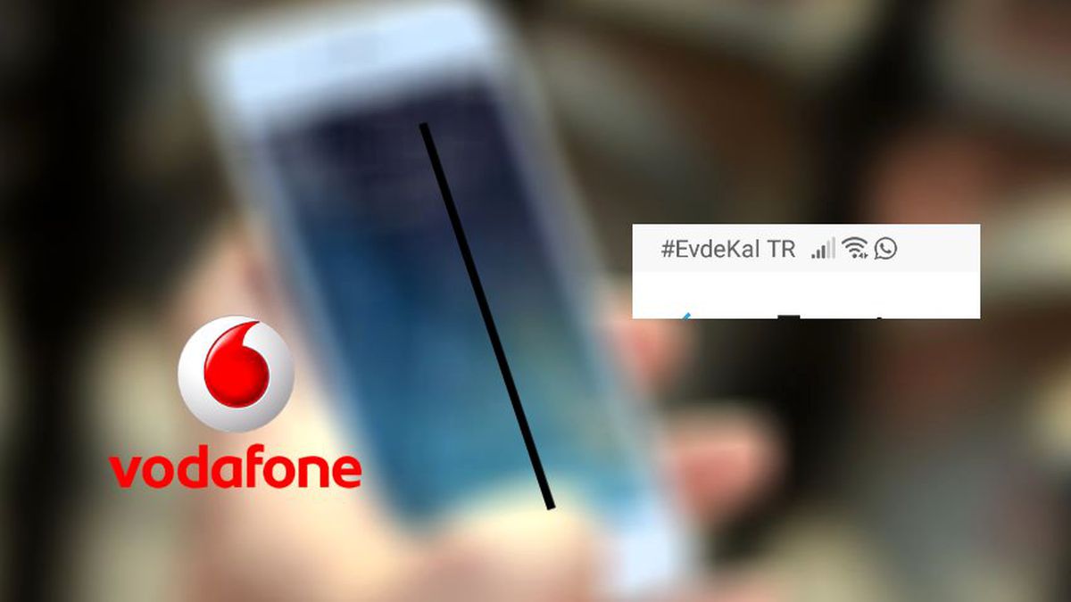 Vodafone Operatör Adını #EvdeKal Olarak Değiştirdi!
