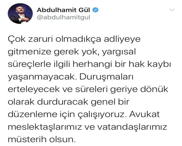Bakan Gül: Bakan Gül: