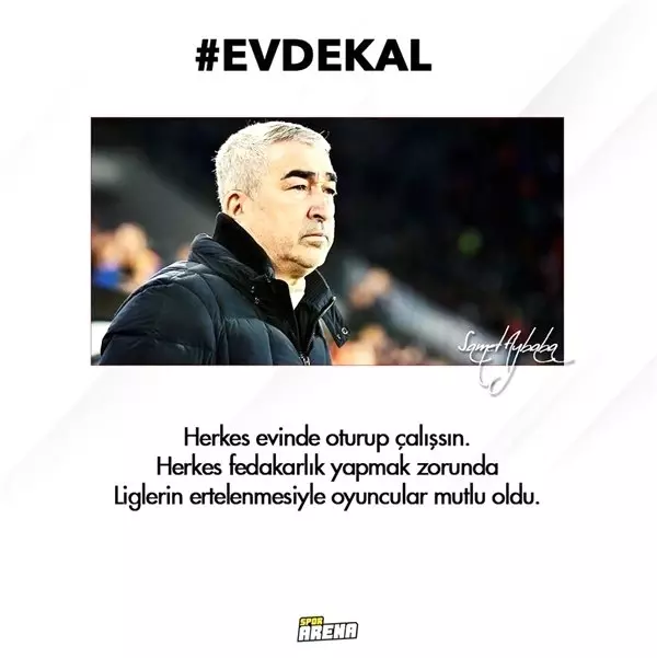 Spor dünyasından 'EvdeKal' çağrısı!