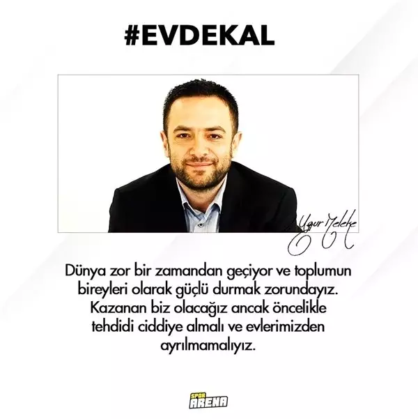Spor dünyasından 'EvdeKal' çağrısı!