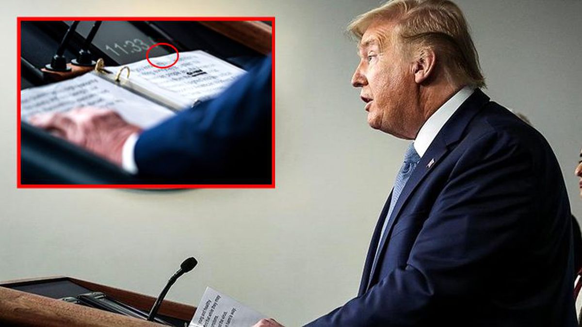 Trump 'Çin virüsü' inadından vazgeçmiyor! Konuşma metnindeki ifadenin üstünü çizerek değiştirdi