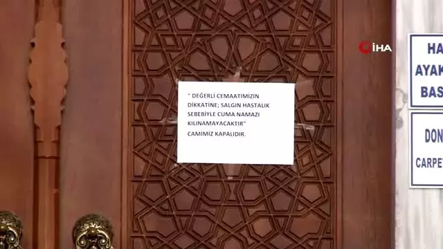 Vatandaşlar uyarıları dikkate aldı, camiler boş kaldı Vatandaşlar uyarıları dikkate aldı, camiler boş kaldı