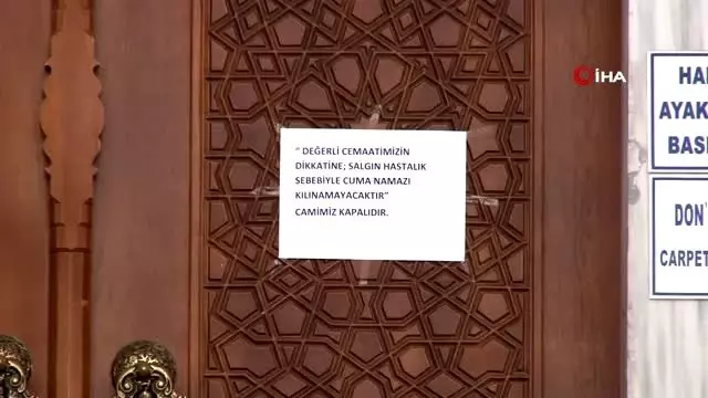 Vatandaşlar uyarıları dikkate aldı, camiler boş kaldı Vatandaşlar uyarıları dikkate aldı, camiler boş kaldı