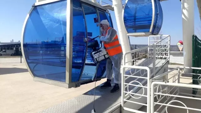 Gölbaşı Belediyesi koronayla mücadelede tedbiri elden bırakmıyor