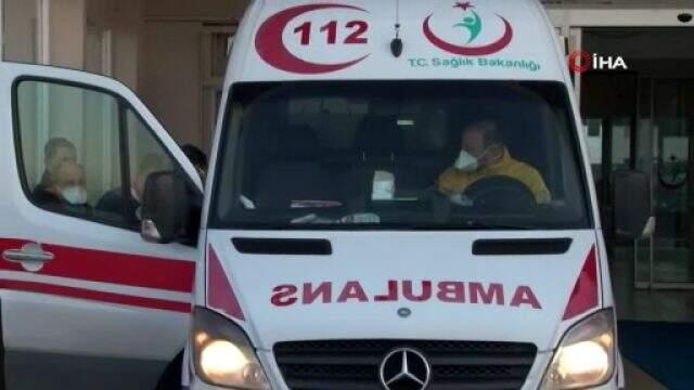 Hastanenin karantina servisine alınmayan şahıs güvenlik görevlilerine saldırdı: 2 yaralı