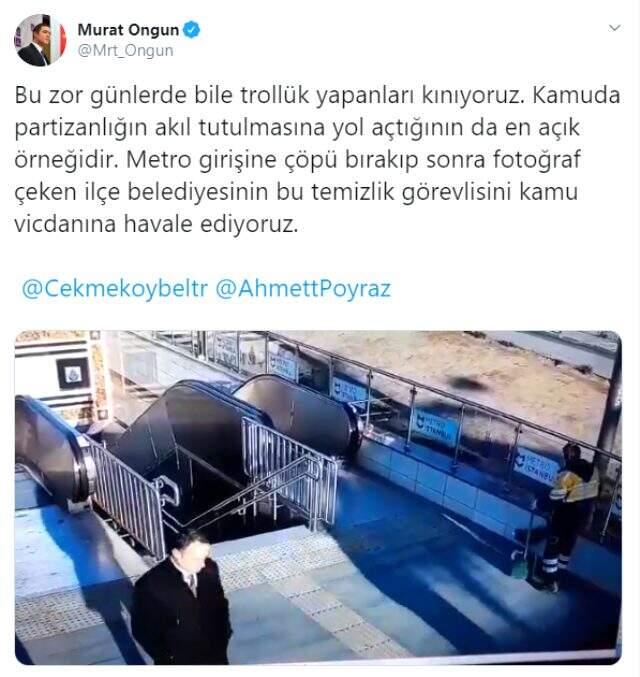 İBB Sözcüsü Murat Ongun, AK Partili Çekmeköy Belediye Başkanı'ndan özür diledi