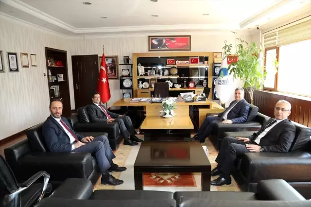 Kütüphaneler ve Yayınlar Genel Müdürü Turşucu'dan Başkan Demirbaş'a ziyaret