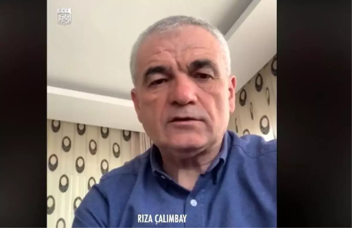 Rıza Çalımbay ve futbolculardan 'evde kal' çağrısı