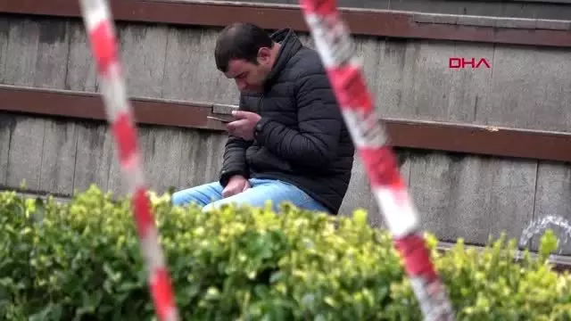 TRABZON Uyarılar dikkate alınmayınca, banklara şerit çekildi TRABZON Uyarılar dikkate alınmayınca, banklara şerit çekildi