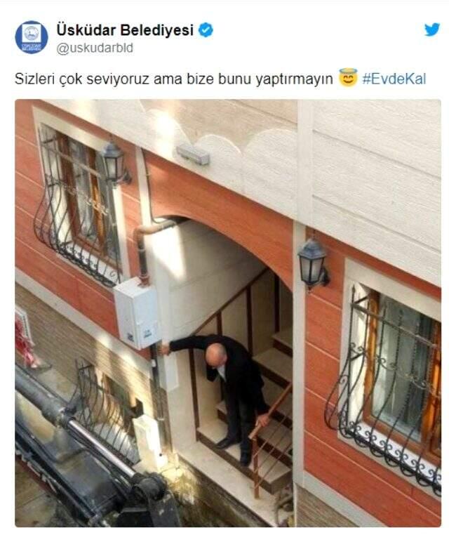 Üsküdar Belediyesi'nden güldüren paylaşım: Bizi bunu yapmak zorunda bırakmayın