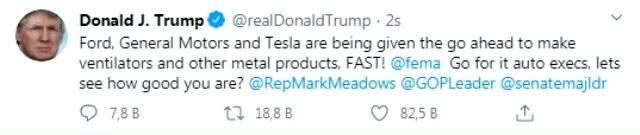 3 otomobil devi, koronavirüs için ventilatör üretecek