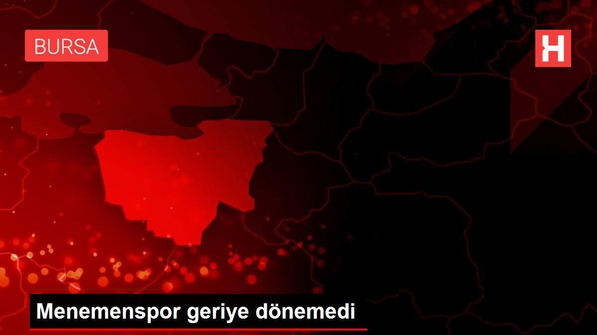 Menemenspor geriye dönemedi
