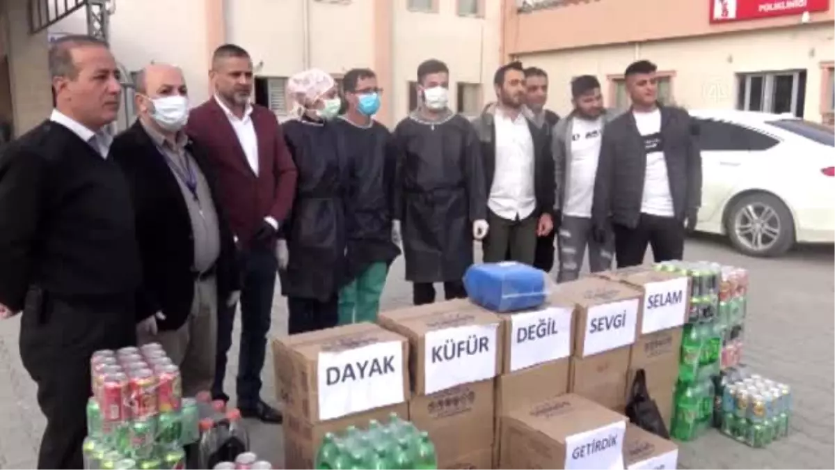 Silopi esnafından sağlık çalışanlarına ziyaret