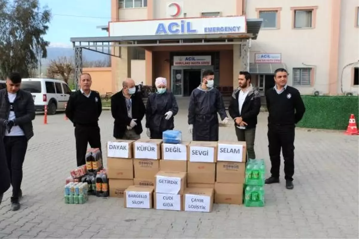 Silopi esnafından sağlık personeline destek