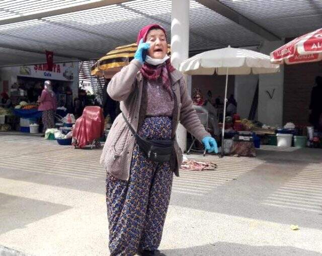Sokağa çıkma yasağına uymayan yaşlı Cevriye teyze: Ben aslında 61 yaşındayım dedem büyük yazdırmış