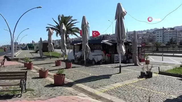 Trabzonlular korona virüs önlemlerini dikkate aldı, sokağa çıkmadı Trabzonlular korona virüs önlemlerini dikkate aldı, sokağa çıkmadı