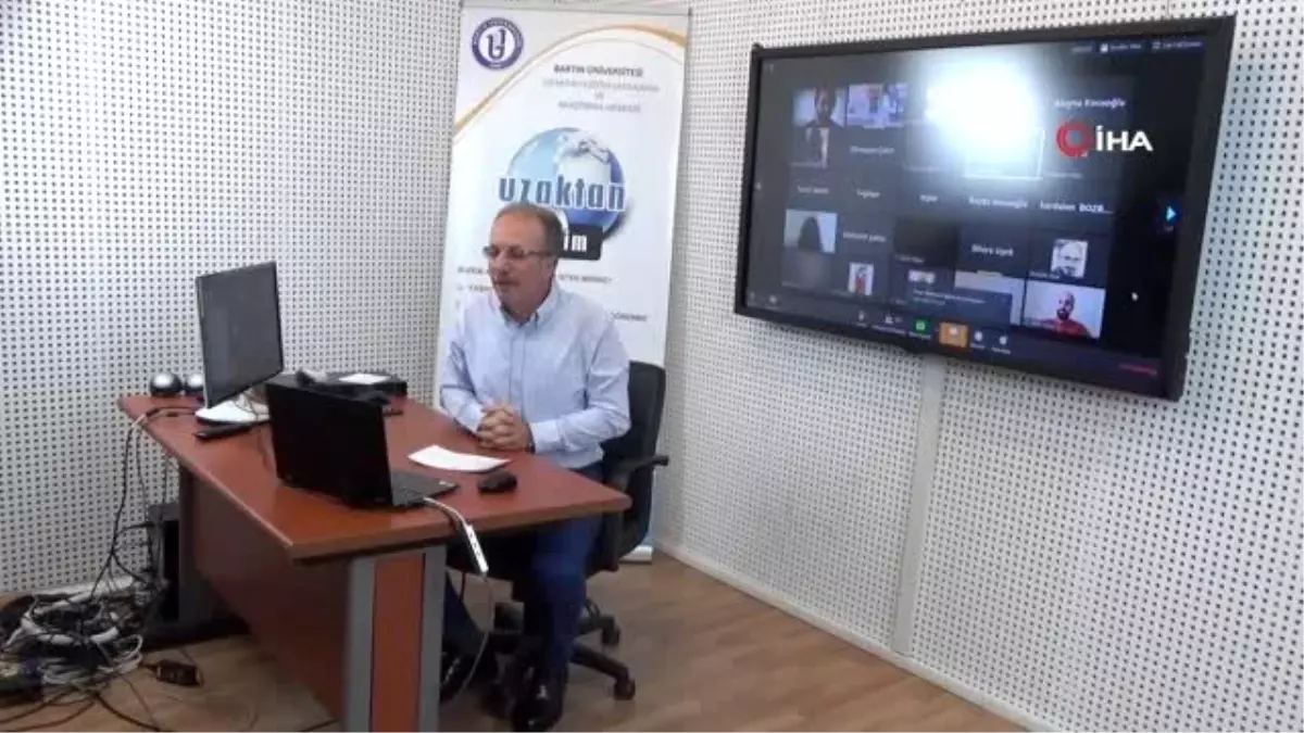 Bartın Üniversitesinde uzaktan eğitimlere başlandı