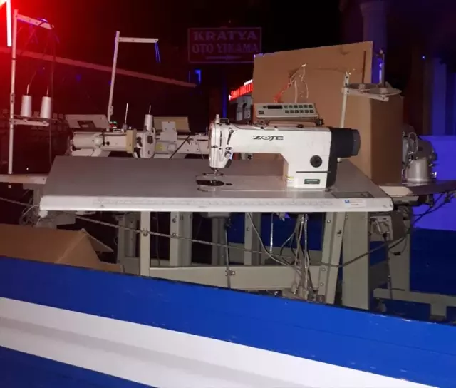 Başkentte 'kaçak maske' üretimi yapan iş yeri mühürlendi