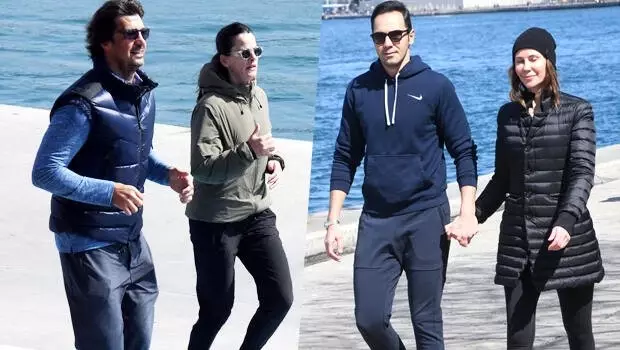 Demet Şener ve eski eşi İbrahim Kutluay aynı sahilde! Demet Şener ve eski eşi İbrahim Kutluay aynı sahilde!