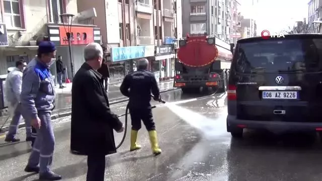 Emekliler kenti Kırıkkale 24 saat dezenfekte ediliyor