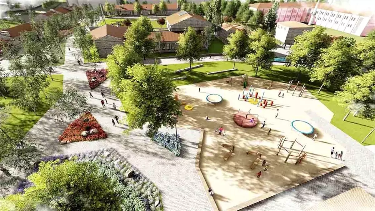 Erzurum'un millet bahçesi tarihi Üç Kümbetler'i cazibe merkezi haline getirecek