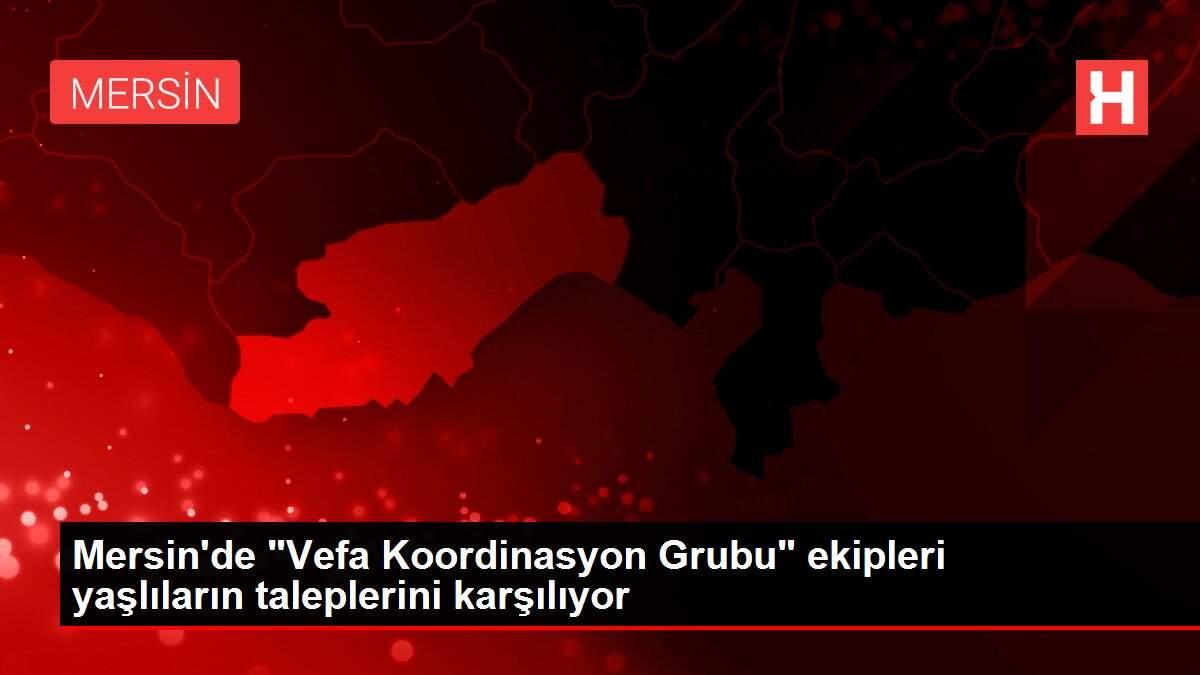 Mersin'de 'Vefa Koordinasyon Grubu' ekipleri yaşlıların taleplerini karşılıyor
