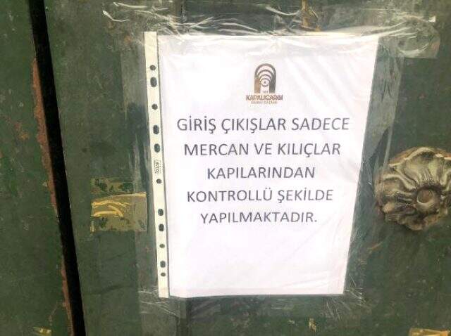 Son Dakika: Kapalıçarşı'nın giriş ve çıkışları ile açık kaldığı saatlere sınırlama getirildi