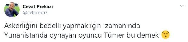 Cevat Prekazi'den Tümer Metin'e tepki