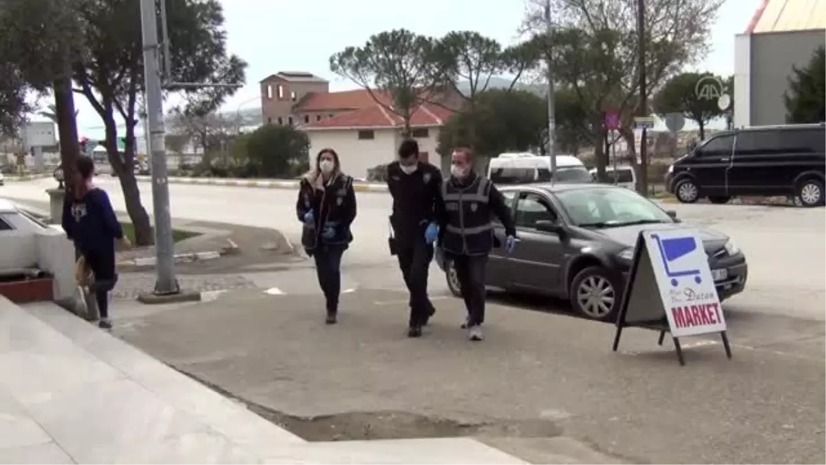 Evlerinden çıkmayan yaşlı vatandaşlara polisten destek - BALIKESİR