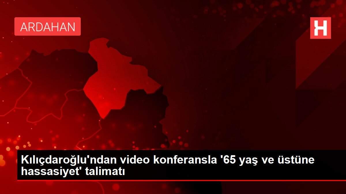 Kılıçdaroğlu'ndan video konferansla '65 yaş ve üstüne hassasiyet' talimatı Kılıçdaroğlu'ndan video konferansla '65 yaş ve üstüne hassasiyet' talimatı