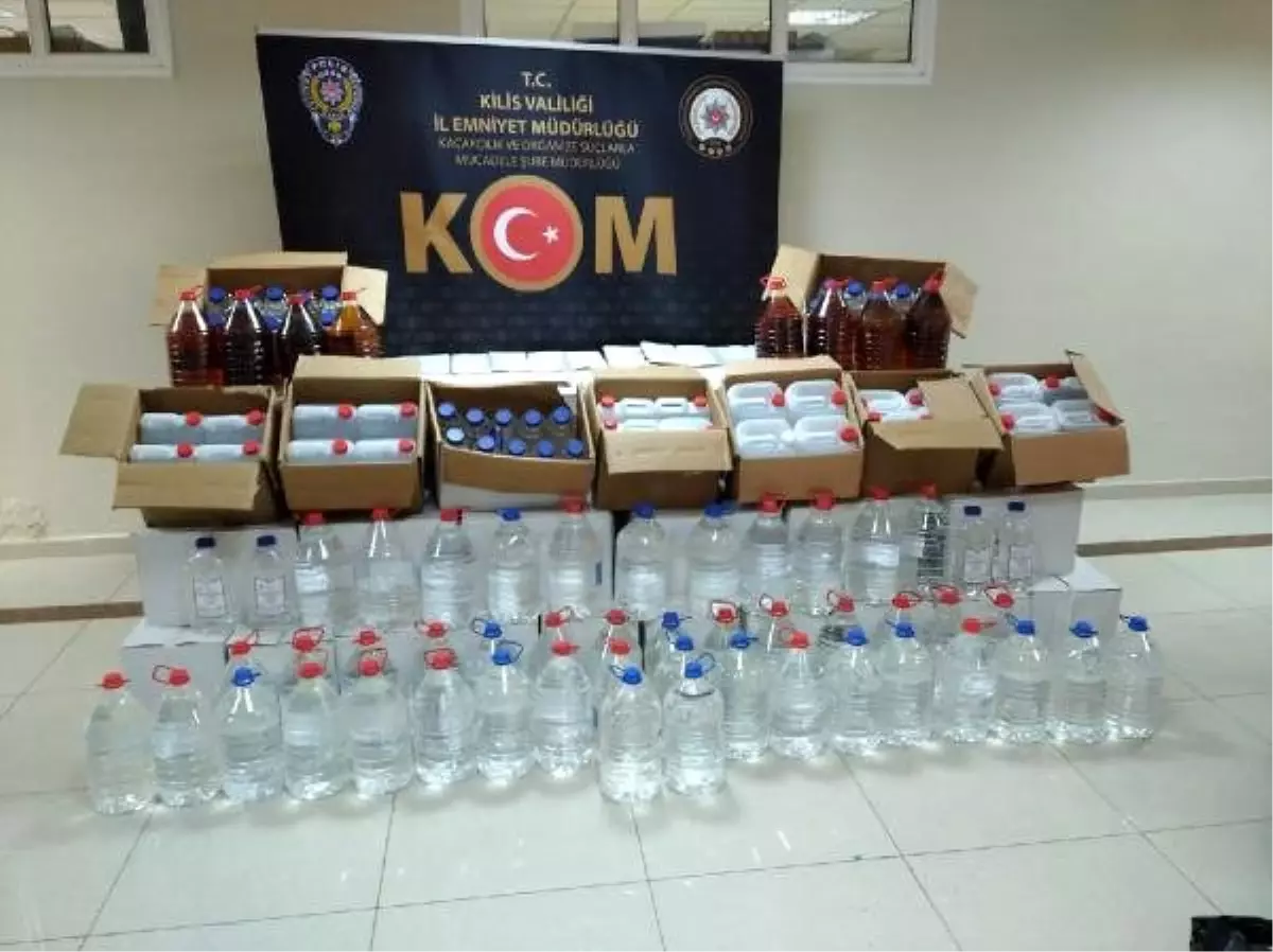 Kilis'te sahte içki üretimine 1 tutuklama