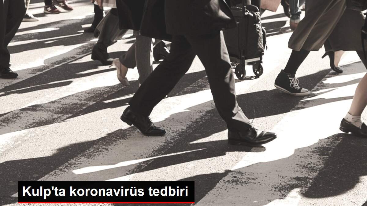 Kulp'ta koronavirüs tedbiri
