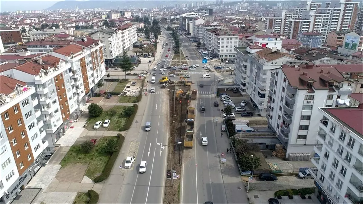 Ordu'da şehir içi trafiğini rahatlatma çalışmaları
