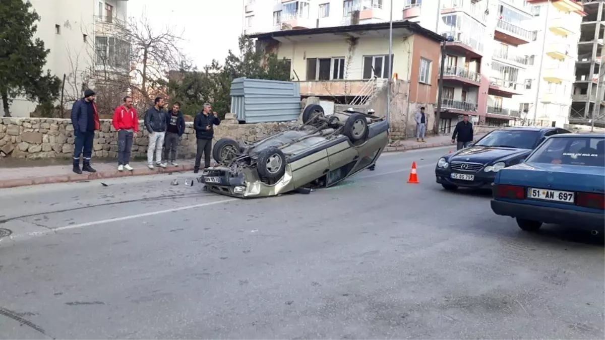 Otomobil takla attı: 1 yaralı