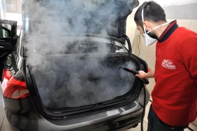 Otomobillere buharlı korona önlemi Otomobillere buharlı korona önlemi