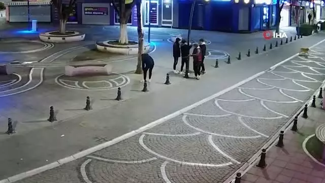 Vatandaş için konulan dezenfektanı böyle çaldılar Vatandaş için konulan dezenfektanı böyle çaldılar