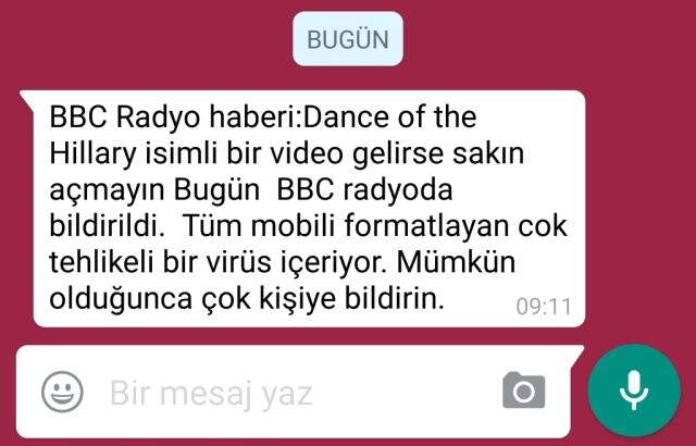 WhatsApp'tan gönderilen 'Papa'nın Dansı' isimli videonun, android cihazları sıfırladığı iddiası gerçeği yansıtmıyor