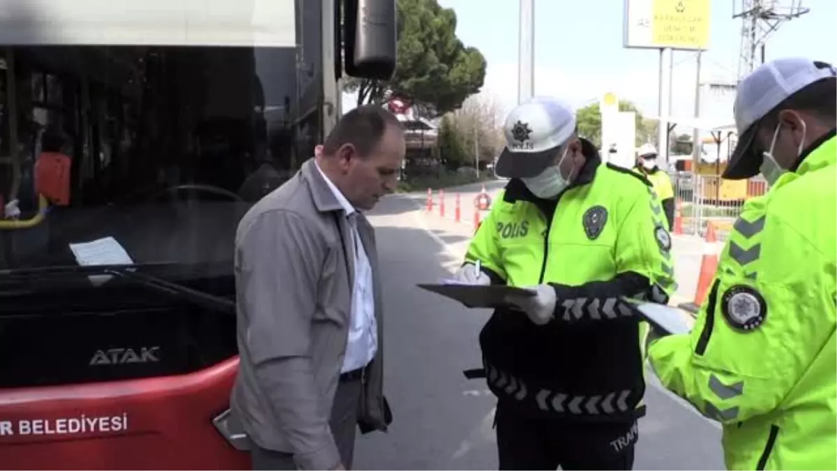 Yolcu otobüslerine koronavirüs denetimi