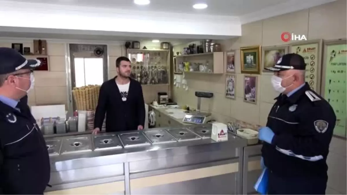 Akhisar'da market, ganyan ve kargo işletmeleri denetlendi