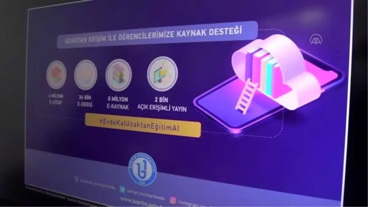 Bartın Üniversitesi’nde ’Sanal kütüphane’ ile milyonlarca yayına erişim imkanı getirildi