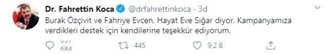 Burak Özçivit ve eşi Fahriye Evcen 'Hayat Eve Sığar' kampanyasına destek oldu