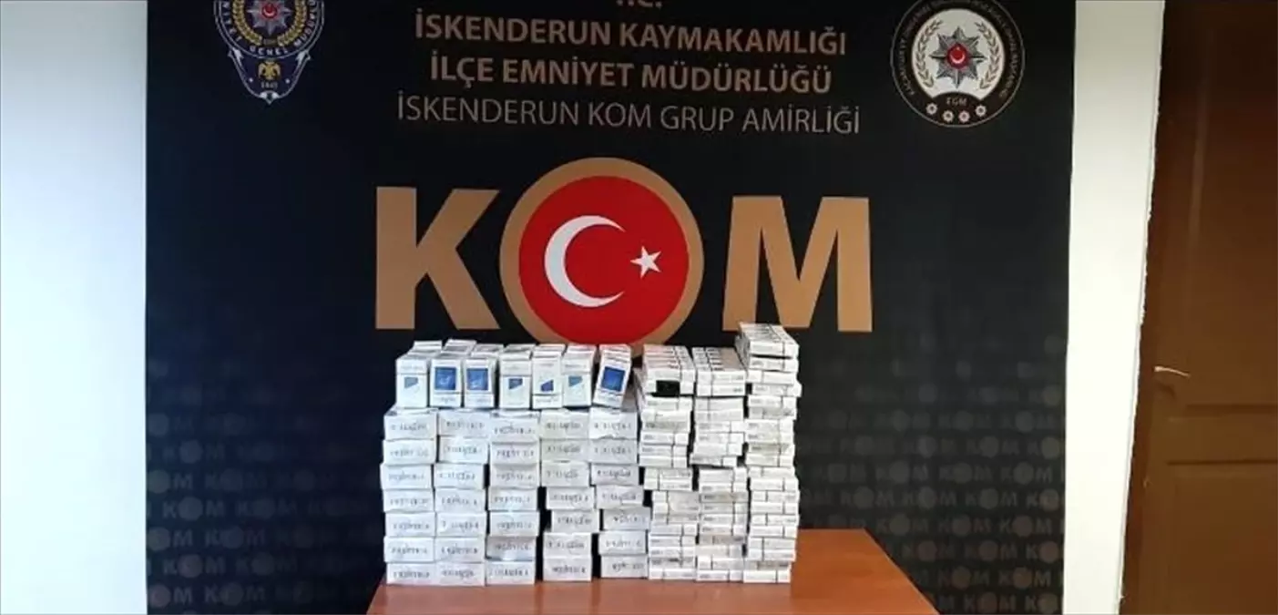 Hatay'da 700 paket kaçak sigara ele geçirildi