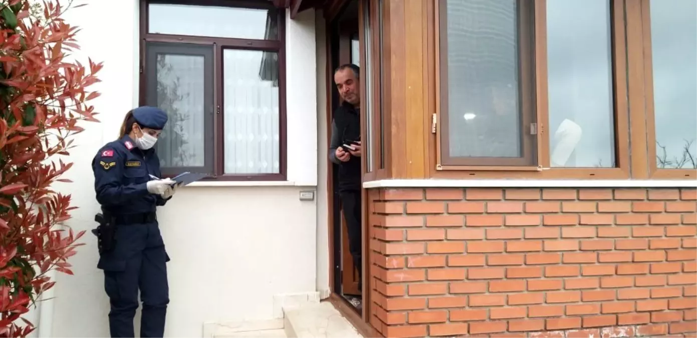 Jandarma karantina denetimlerini sürdürüyor