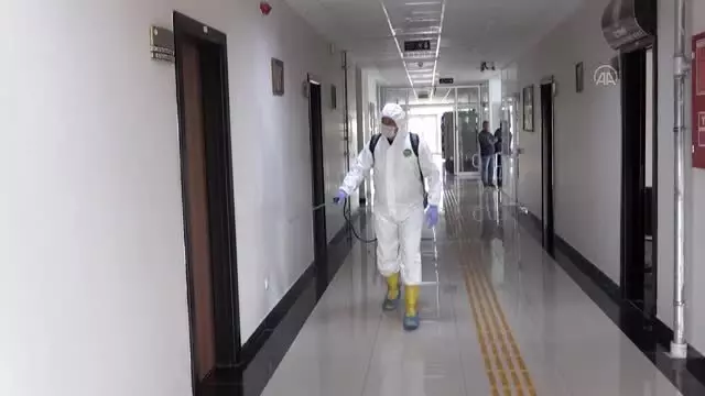 Kapsamlı dezenfeksiyon işlemi sürüyor
