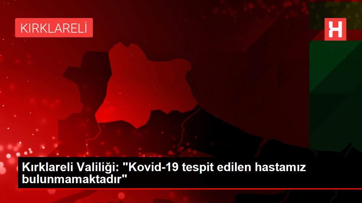 Kırklareli Valiliği: