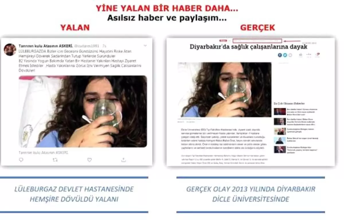 Kırklareli Valiliği: Lüleburgaz'da hemşire dövüldü iddiaları asılsız