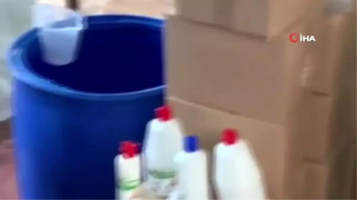Kocaeli’de bin 340 şişe sahte el dezenfektanı ele geçirildi: 2 gözaltı